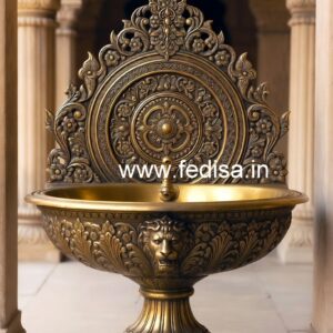 Stylish Brass Basin Decor No-333