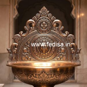 Handmade Luxury Brass Basin No-349