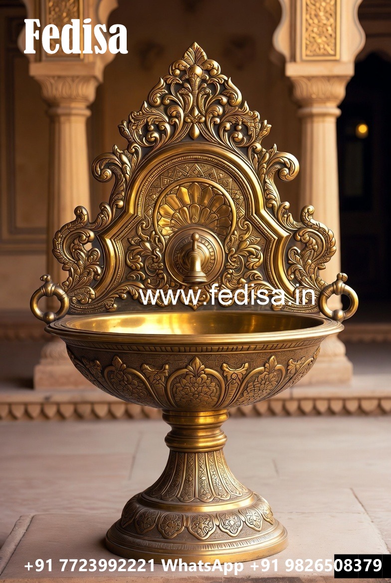 Contemporary Bathroom Brass Sink No-374
