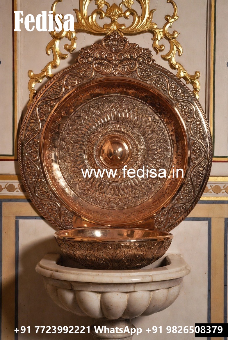 Brass Sink with Artistic Finish No-474