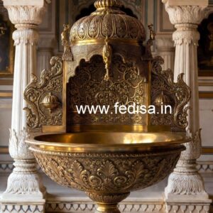 Brass Sink with Royal Texture No-540