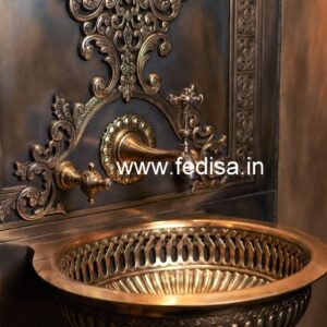 Decorative Brass Bathroom Sink No-542