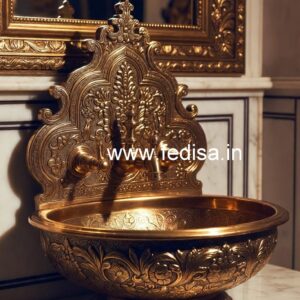 Elegant Brass Vanity Decor No-560