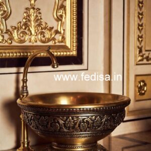 Modern Brass Wash Basin Trends for Stylish Interiors No-595