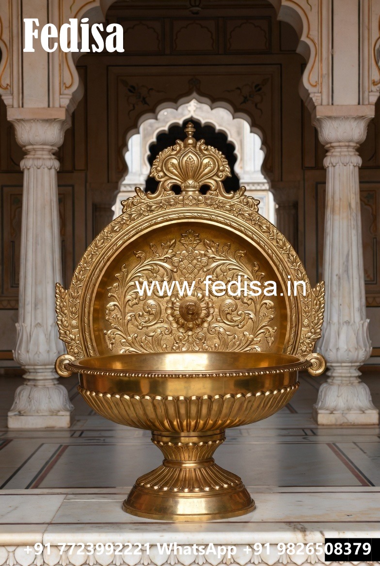 Premium Handmade Brass Bathroom Sink Designs No-617