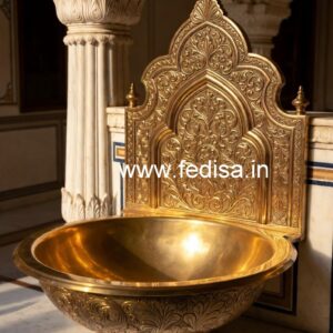 Royal Brass Wash Basin Design for Luxury Bathrooms No-620