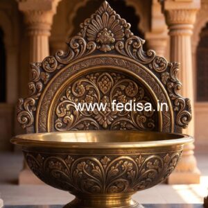 Antique Style Brass Wash Basin for Luxury Homes No-625