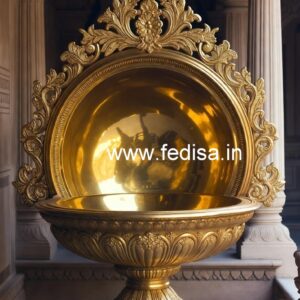 Brass Wash Basin Ideas for Marble Bathrooms No-632