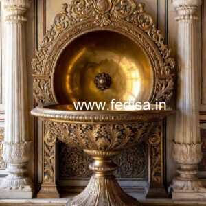 Luxury Brass Wash Basin for Modern Bathroom Spaces No-642