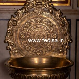 Brass Wash Basin with Elegant Gold Texture No-664