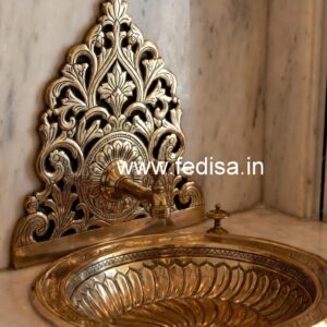 Premium Bathroom Styling with Brass Wash Basin No-665