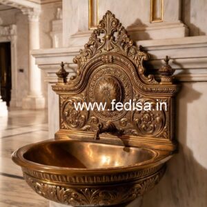 Handmade Brass Bathroom Basin for Premium Homes No-669