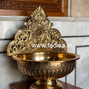 Brass Wash Basin Designs for Classic Bathroom Interiors No-681