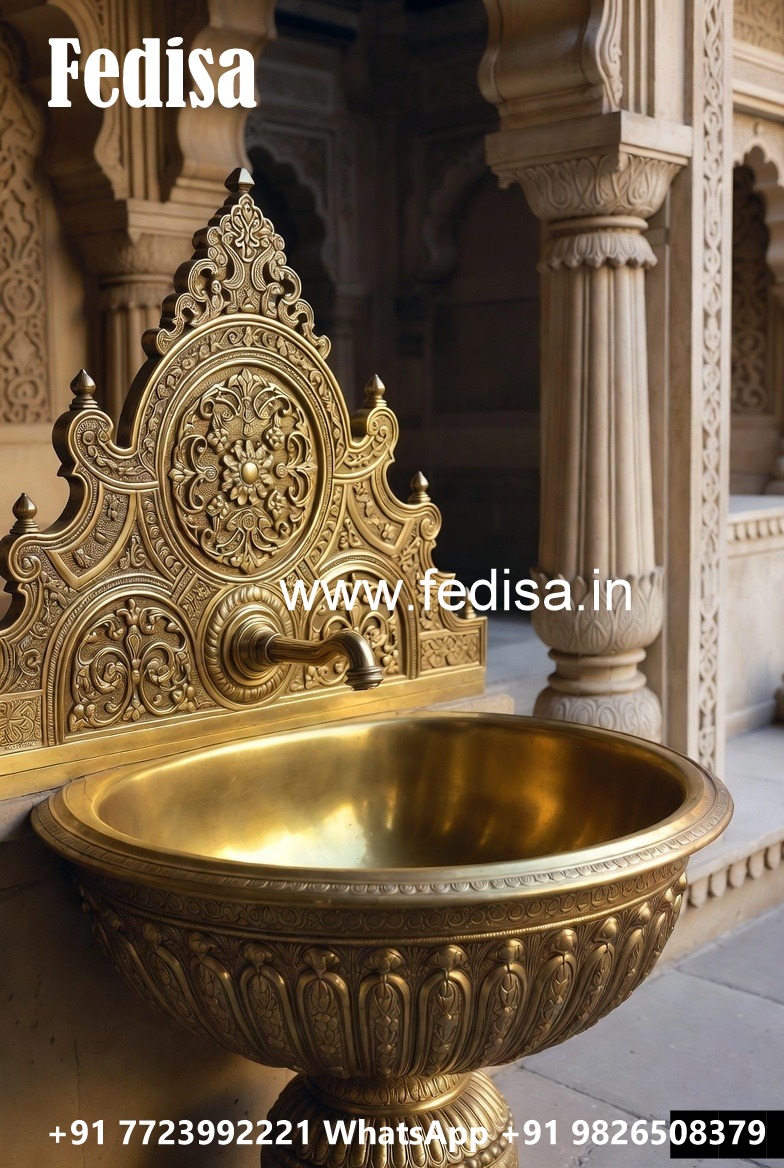 Elegant Brass Basin with Contemporary Style No-684