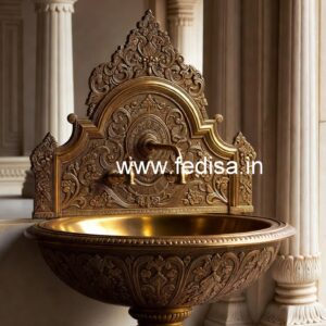 Artistic Brass Basin Decor for Elegant Bathrooms No-687