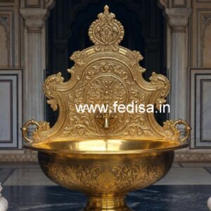 Luxury Brass Bathroom Sink for Interior Styling No-733