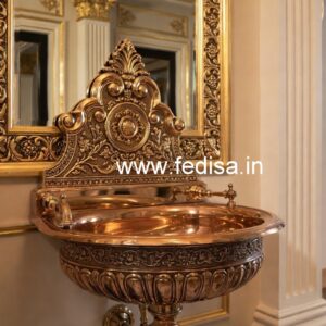 Modern Brass Sink Ideas for Contemporary Bathrooms No-749