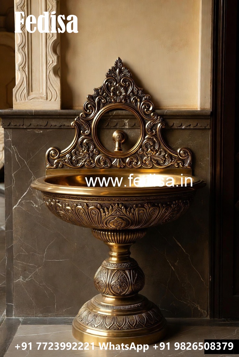 Premium Brass Basin Decor for Elegant Interiors No-751