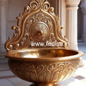 Handmade Brass Basin for Premium Bathrooms No-764