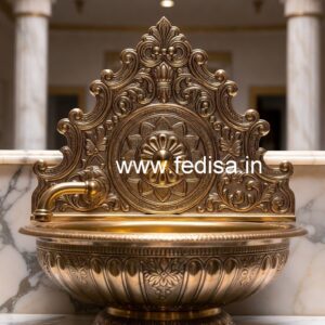 Royal Brass Bathroom Sink for Elegant Spaces No-776