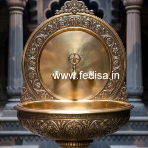 Luxury Brass Wash Basin with Minimalist Design No-788