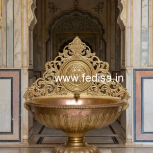 Luxury Brass Wash Basin Design for Elegant Homes No-791