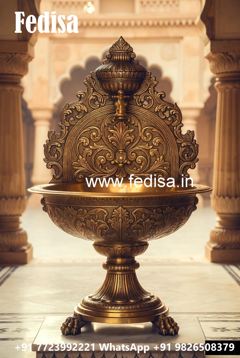 Handmade Brass Wash Basin Ideas for Modern Bathrooms No-792