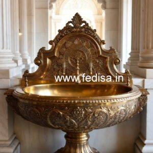Stylish Brass Sink Ideas No-896