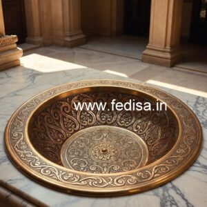Elegant Bathroom Brass Sink No-908