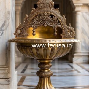 Brass Basin with Vintage Finish No-1037