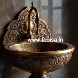 Brass Basin for Luxury Decor No-1085