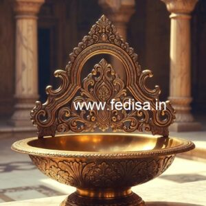 Brass Basin with Artistic Style No-1095