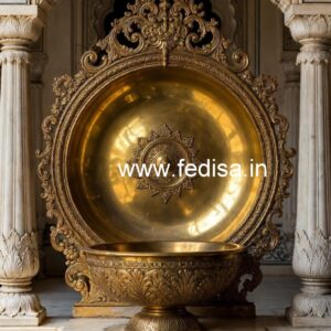 Antique Brass Wash Basin Styles for Classic Bathrooms No-1184