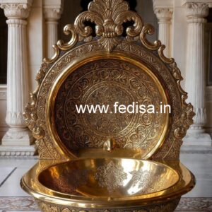 Beautiful Brass Wash Basin Design for Dream Bathrooms No-1200