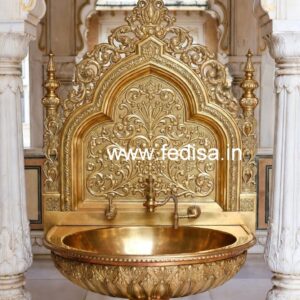 Luxury Interior Design with Brass Wash Basin No-1217