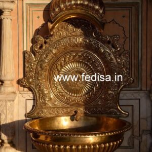 Modern Bathroom Decor Featuring Brass Wash Basin No-1218
