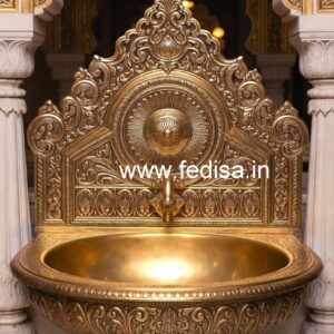 Brass Wash Basin Designs for Luxury Apartments No-1224