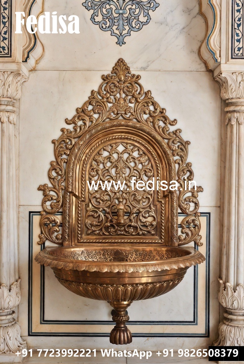 Artistic Brass Basin Design for Luxury Interiors No-1227
