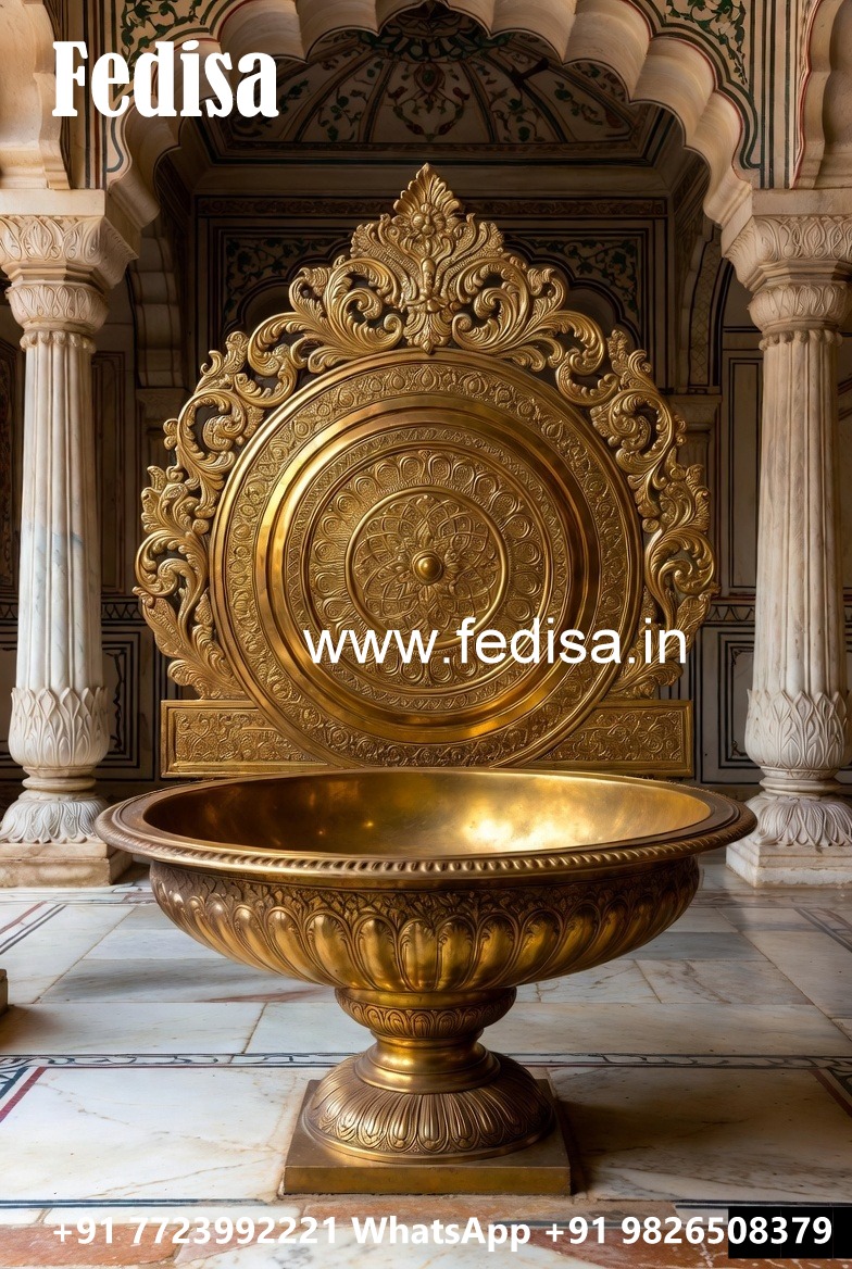 Luxury Brass Wash Basin for Modern Bathroom Spaces No-1232