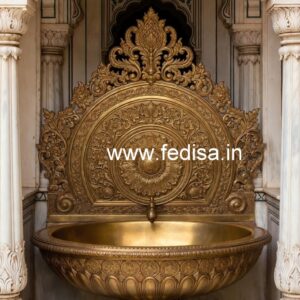 Modern Brass Wash Basin for Minimalist Bathrooms No-1238