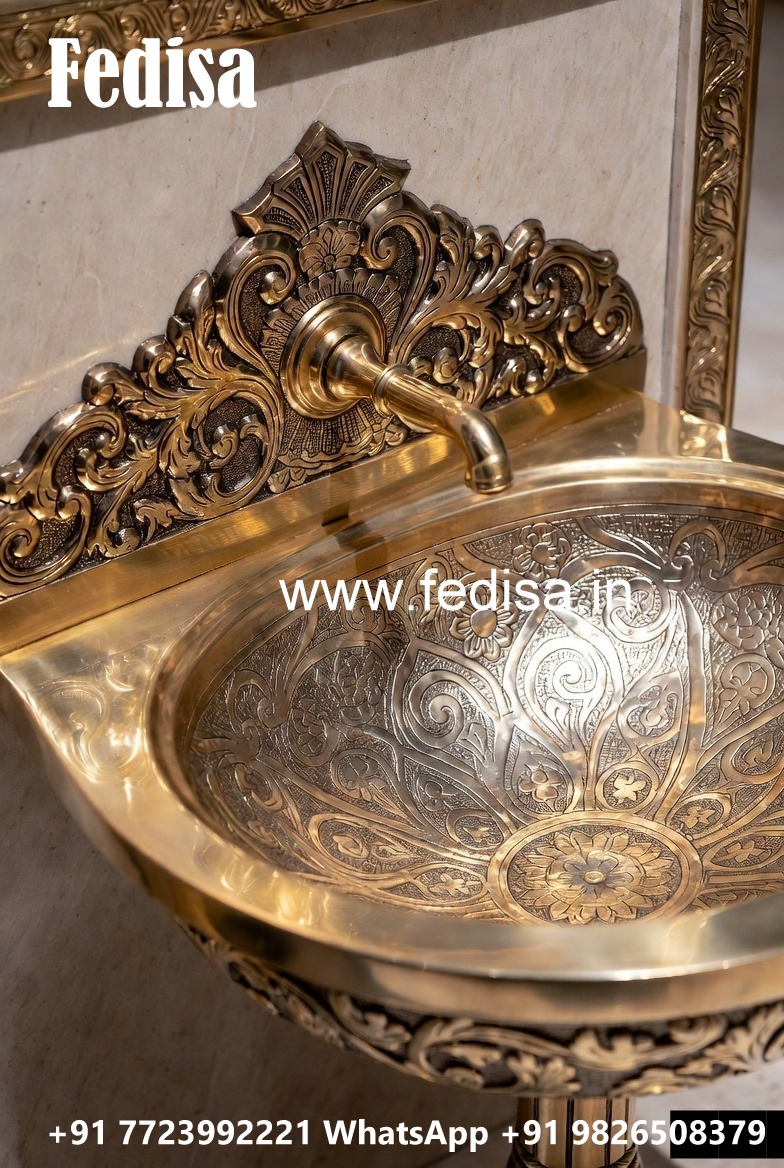 Brass Bathroom Sink Trends for Luxury Homes No-1264