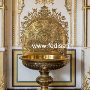 Stylish Bathroom Decor with Brass Basin Designs No-1268