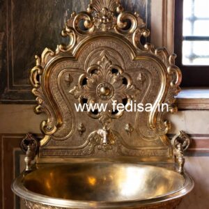 Modern Brass Sink Designs for Stylish Bathrooms No-1279