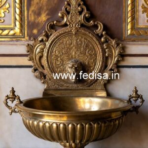 Brass Wash Basin Design Ideas for Modern Indian Homes No-1281