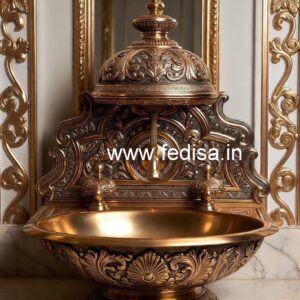 Royal Brass Wash Basin for Elegant Home Interiors No-1292
