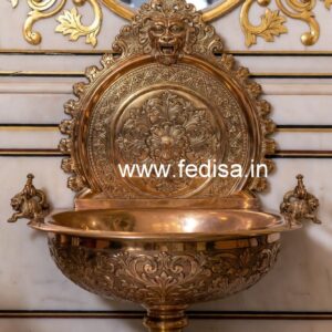 Decorative Brass Wash Basin for Luxury Villas No-1307
