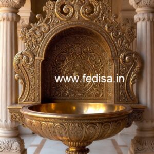 Handmade Brass Wash Basin for Royal Bathrooms No-1310