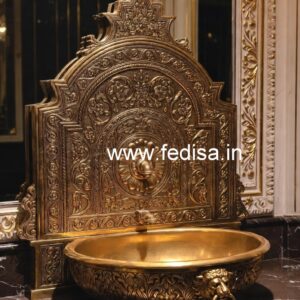 Luxury Brass Bathroom Sink for Interior Styling No-1323
