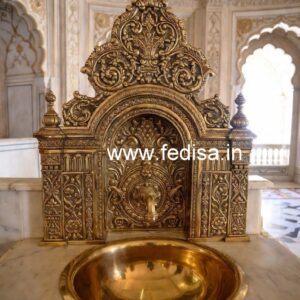 Premium Brass Wash Basin with Unique Texture No-1325