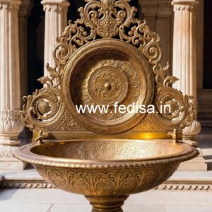 Contemporary Brass Sink Inspiration for Bathrooms No-1351